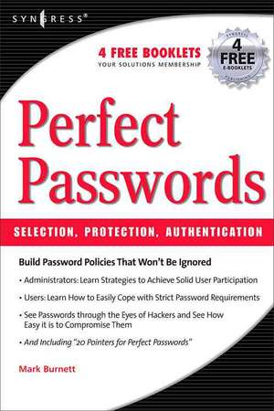 Perfect Passwords de Mark Burnett