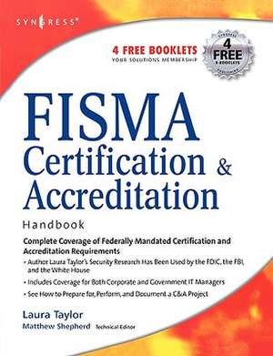 FISMA Certification and Accreditation Handbook de L. Taylor