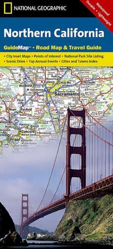 Northern California: State Guide Maps de National Geographic Maps