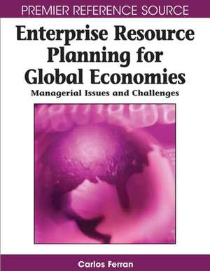 Enterprise Resource Planning for Global Economies de Carlos Ferran