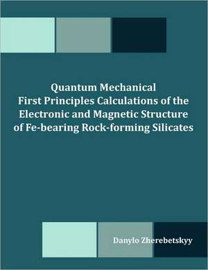 Quantum Mechanical First Principles Calculations of the Electronic and Magnetic Structure of Fe-Bearing Rock-Forming Silicates: An Investigation of Legal and Extralegal Factors Associated with the Preadjudicatory Detention of Juveniles de Danylo Zherebetskyy