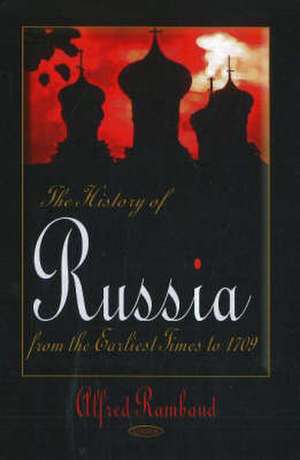 The History of Russia de Alfred Rambaud