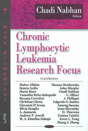 Chronic Lymphocytic Leukemia Research Focus de Chadi Nabhan