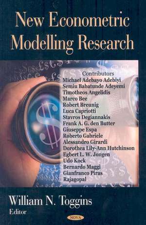 New Econometric Modelling Research de William N. Toggins