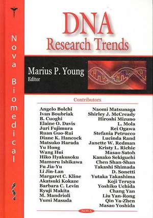 DNA Research Trends de Marius P. Young