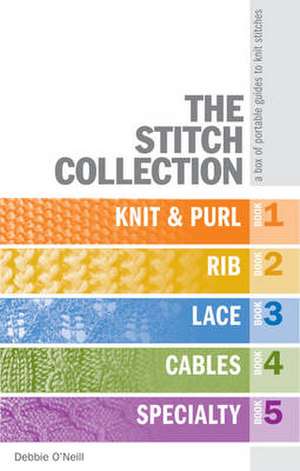 The Stitch Collection: A Box of Portable Guides to Knit Stitches de Debbie O'Neill