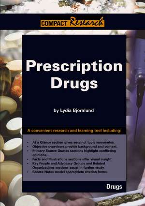 Presciption Drugs de Lydia Bjorlund