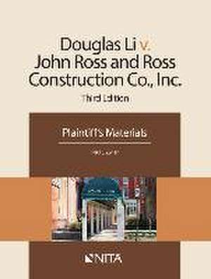 Douglas Li V. John Ross and Ross Construction Co., Inc. de Paul J Zwier