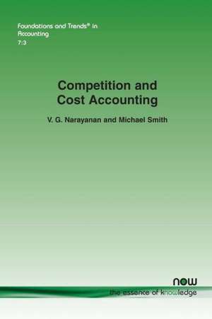 Competition and Cost Accounting de V. G. Narayanan