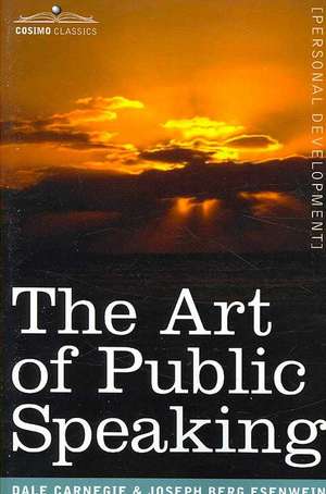 The Art of Public Speaking de Dale Carnegie