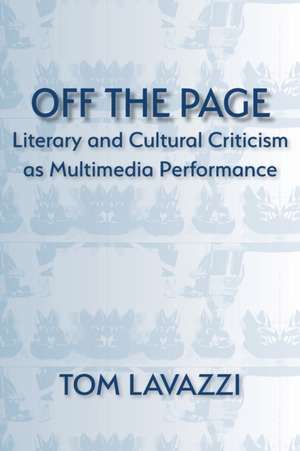 Off the Page de Tom Lavazzi