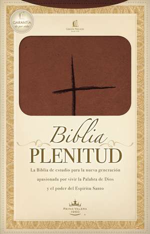 Biblia Plenitud, Reina Valera 1960, Tamaño Personal, Café / Spanish Spirit-Filled Life Bible, Reina Valera 1960, Personal Size, Leathersoft, Brown de Zondervan