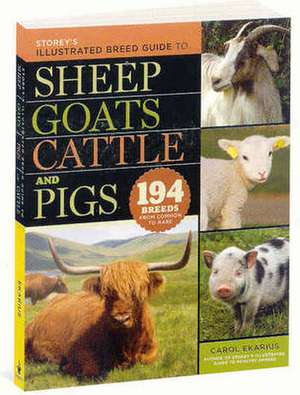 Storey's Illustrated Breed Guide to Sheep, Goats, Cattle and Pigs de Carol Ekarius