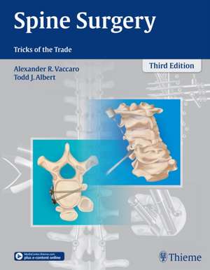 Spine Surgery – Tricks of the Trade de Alexander R. Vaccaro