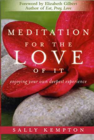 Meditation for the Love of It: Enjoying Your Own Deepest Experience de Sally Kempton