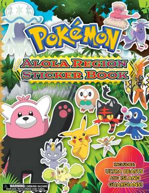 Pokémon Alola Region Sticker Book de The Pokemon Company International