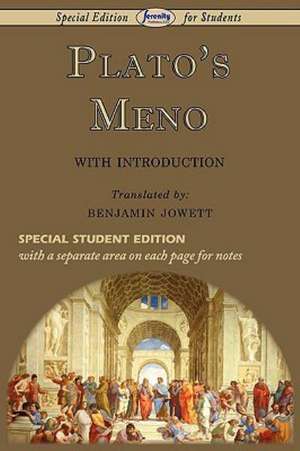 Meno (Special Edition for Students) de Plato