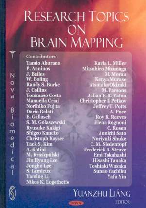 Research Topics on Brain Mapping de Yuanzhu Liang