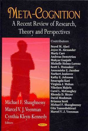 Meta-Cognition de Michael F Shaughnessy