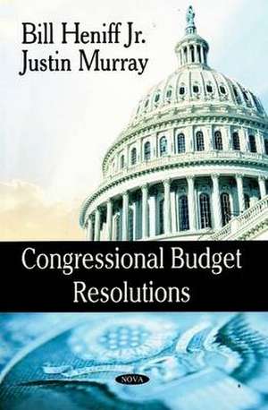 Congressional Budget Resolutions de Paula-Irene Villa