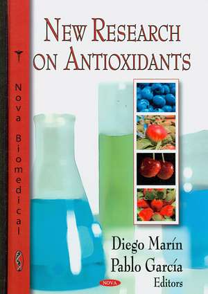 New Research on Antioxidants de Diego Marin