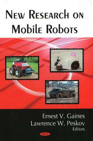 New Research on Mobile Robots de Jessica L. Davies