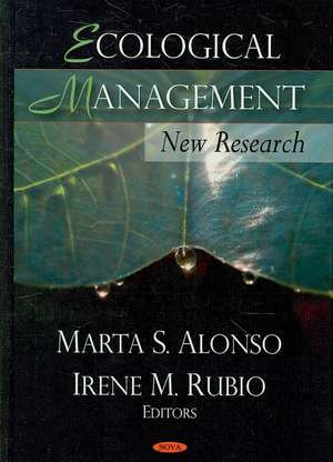 Ecological Management de Marta S. Alonso