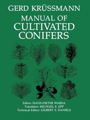 Manual of Cultivated Conifers de Gerd Krussmann