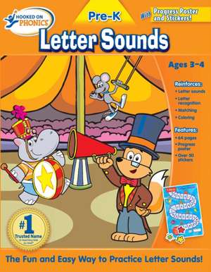 Hooked on Phonics Pre-K Letter Sounds Workbook de Hooked on Phonics