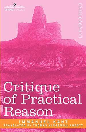 Critique of Practical Reason de Immanuel Kant