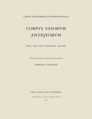 Corpus Vasorum Antiquorum, Fascicule 10: Athenian Red-Figure Column and Volute Kraters de Despoina Tsiafakis