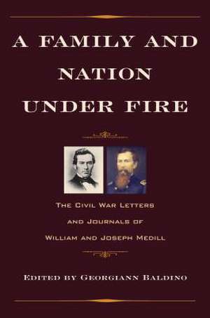 A Family and Nation Under Fire: The Civil War Letters and Journals of William and Joseph Medill de Georgiann Baldino