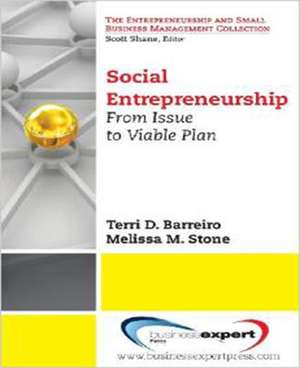 Social Entrepreneurship de Terri D. Barreiro