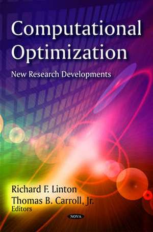 Computational Optimization de Richard F. Linton