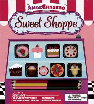 Sweet Shoppe Activity Book: Games, Puzzles, Doodling, and More! [With 3 Double-Ended Pencils and 6 Puzzle Erasers] de Steve Mack