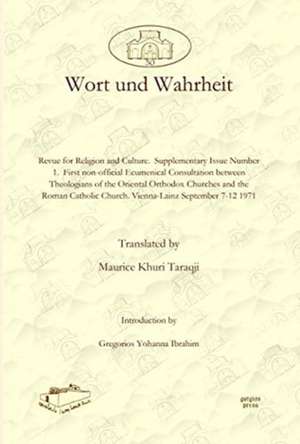 Wort und Wahrheit de Maurice Taraqji