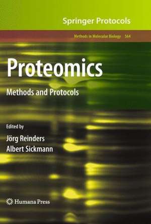 Proteomics: Methods and Protocols de Jörg Reinders