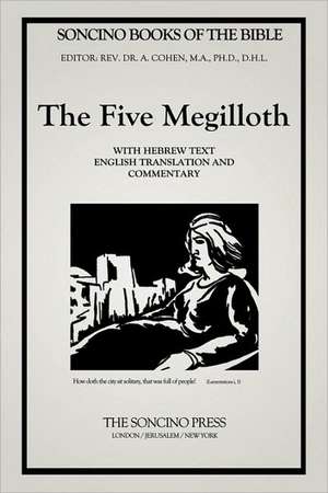 The Five Megilloth (Soncino Books of the Bible) de A. Cohen