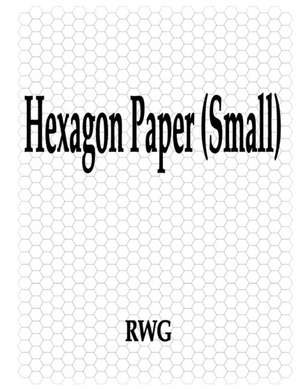 Hexagon Paper (Small) de Rwg