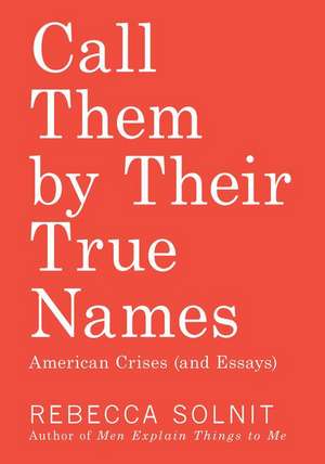 Call Them by Their True Names de Rebecca Solnit