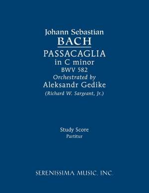 Passacaglia in C minor, BWV 582 de Johann Sebastian Bach