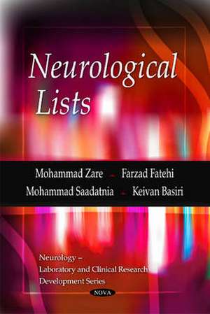 Neurological Lists de Mohammad Zare