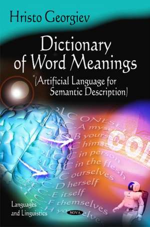 Dictionary of Word Meanings de Hristo Georgiev