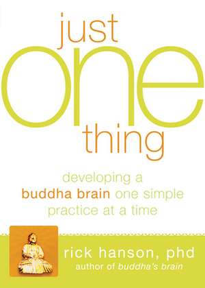 The Just One Thing: Effective Strategies to Get You Where You Need to Go de Rick Hanson