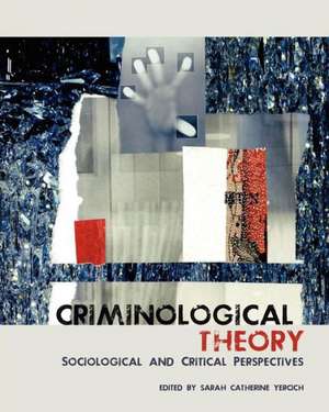 Criminological Theory: Sociological and Critical Perspectives de Sarah Catherine Yercich