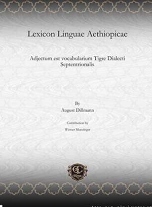 Lexicon Linguae Aethiopicae de August Dillmann