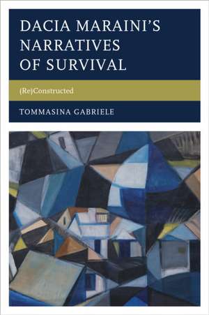 Dacia Maraini S Narratives of Survival de Tommasina Gabriele