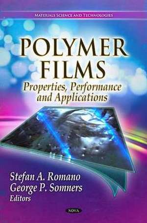 Polymer Films de Stefan A. Romano