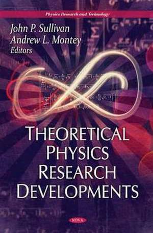 Theoretical Physics Research Developments de John P. Sullivan