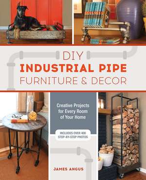 DIY Industrial Pipe Furniture and Decor: Creative Projects for Every Room of Your Home de James Angus